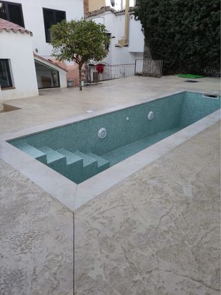 Pavimento impreso para exteriores