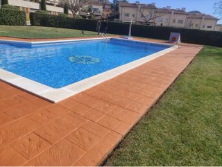 Pavimento impreso para exteriores