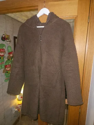 Chaquetón mujer marrón