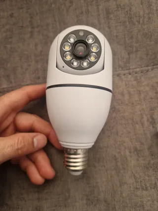 Cámara WiFi Bombilla Interior/Exterior