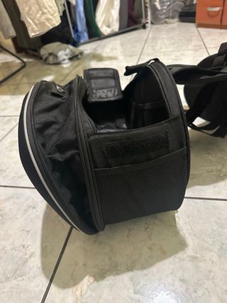 Borse laterali moto con staffe