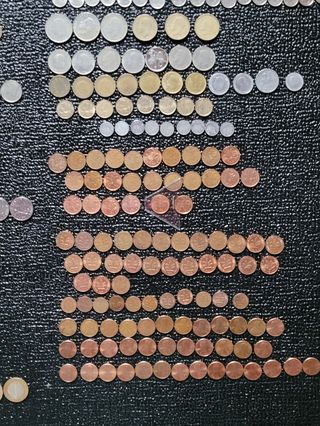 Lotto 450 monete mondiali