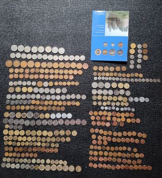 Lotto 450 monete mondiali