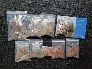 Lotto 450 monete mondiali