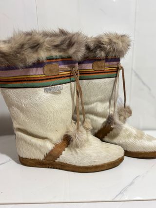 Stivali da neve pelliccia sintetica