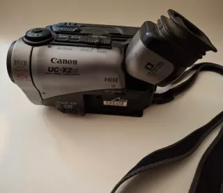 Câmara Canon UC-X2Hi Hi8 Som Stereo Kit Completo