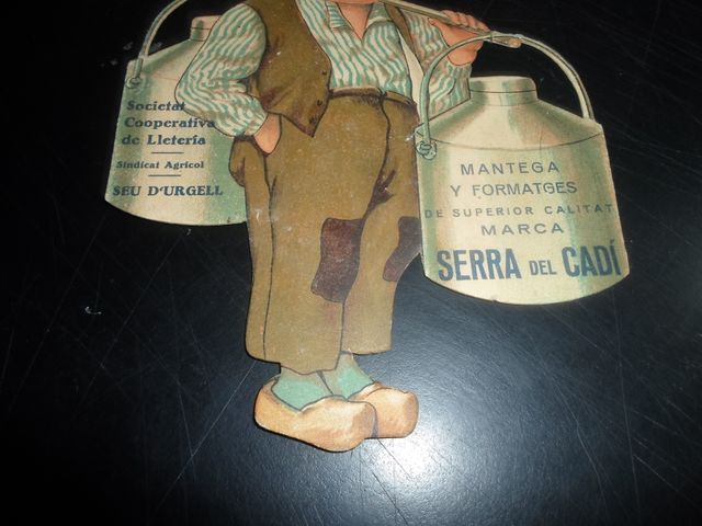 Figura Publicitaria Cadi-Seu D'Urgell Anos 40/50