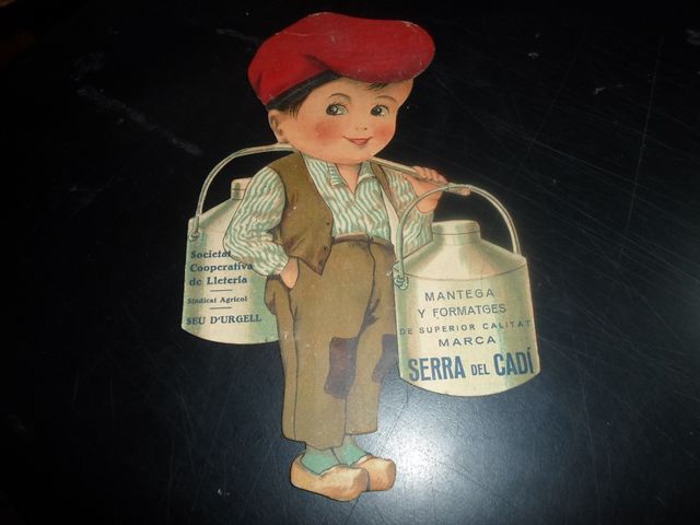 Figura Publicitaria Cadi-Seu D'Urgell Anos 40/50