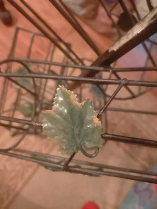 Botellero de hierro forjado