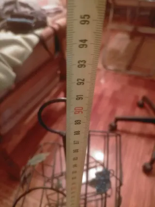 Botellero de hierro forjado