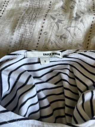 Tally Weijl crop top a righe