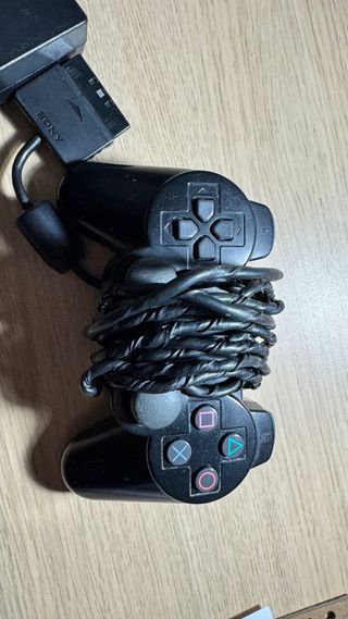 PS2 Slim Nera + Controller Ufficiale Sony