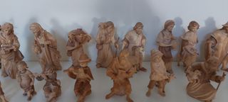 Belén Madera Tallada 47 Piezas