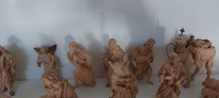 Belén Madera Tallada 47 Piezas