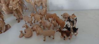 Belén Madera Tallada 47 Piezas