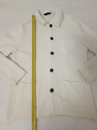 Cardigan uomo Paoloni Taglia L bianco