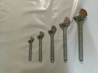Lote 5 llaves inglesas IREGA