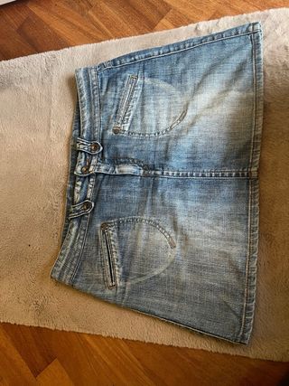 Gonna jeans vita bassa Gas