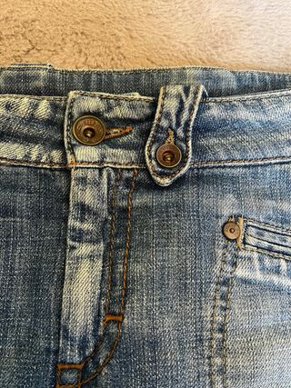 Gonna jeans vita bassa Gas