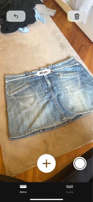 Gonna jeans vita bassa Gas