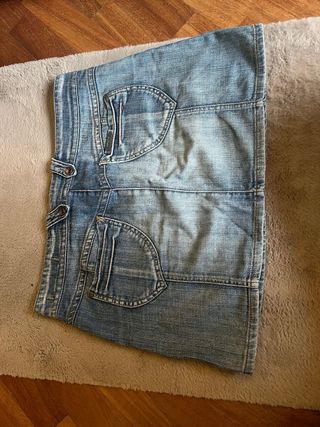 Gonna jeans vita bassa Gas