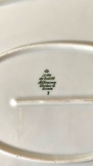 Vajilla Seltmann Weiden Bavaria Peces Porcelana