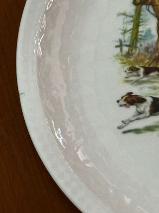 Conjunto Pontesa 7 Platos Merienda Caza