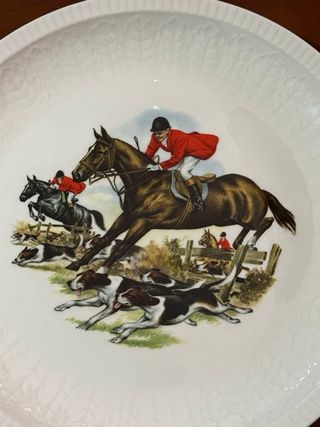 Conjunto Pontesa 7 Platos Merienda Caza