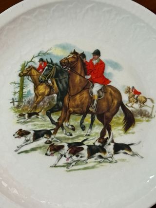 Conjunto Pontesa 7 Platos Merienda Caza