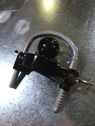 Candado para remolque con llave