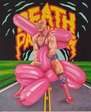 Quadro ad olio Deathmatch