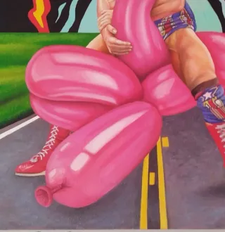 Quadro ad olio Deathmatch