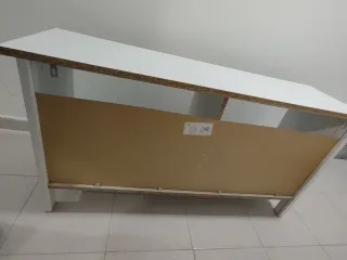 Mueble TV blanco madera