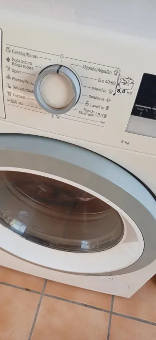 Lavadora Bosch 8 kg