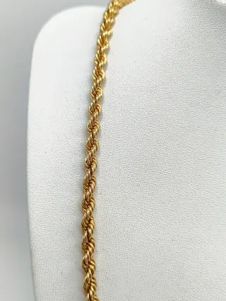 Cordón Salomónico Oro 18kt