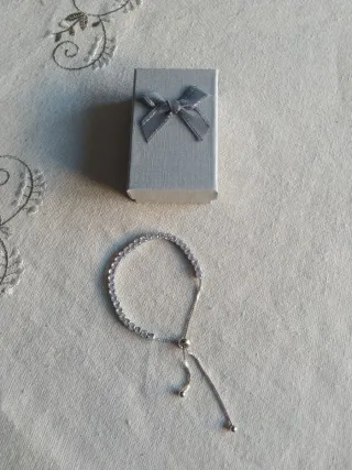 Pulsera Plata 925 Ajustable Circonitas