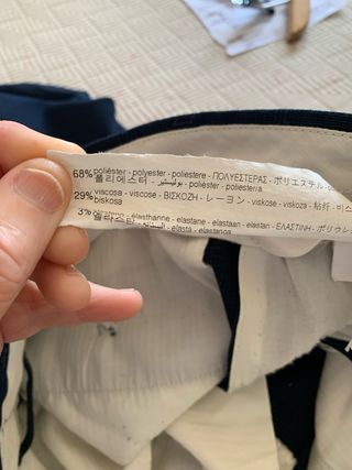 Pantalón de vestir azul Zara Hombre