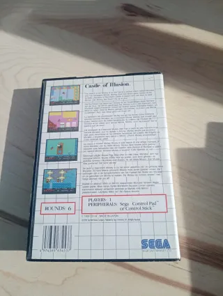 Juego Sega Master System 2 Castle of Illusion