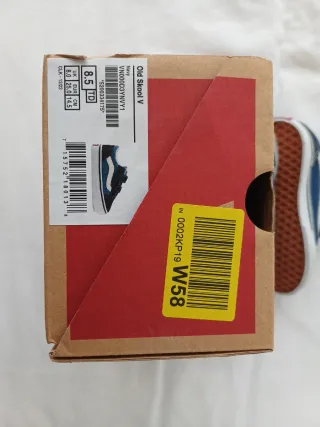 Zapatillas Vans niño talla 25 azul marino