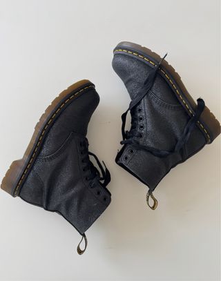 Dr. Martens nere glitter stivali