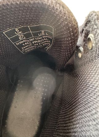 Dr. Martens nere glitter stivali