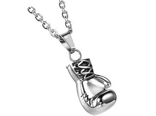 Collana con ciondolo guantone da boxe
