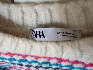 Jersey Zara Punto Multicolor Talla M