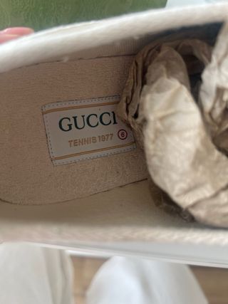 Zapatillas Gucci GG Canvas Plataforma Talla 40
