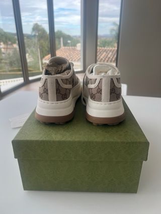 Zapatillas Gucci GG Canvas Plataforma Talla 40
