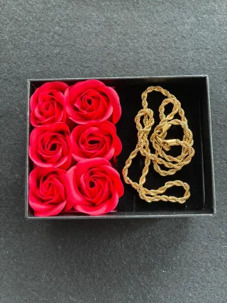 Conjuno Cadena + Pulsera oro 18k