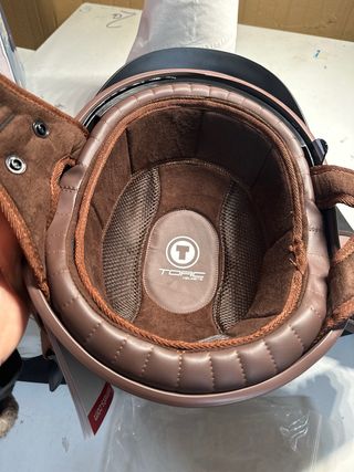 Casco Moto TORC Negro/Marrón Talla XXL