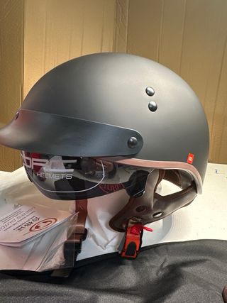 Casco Moto TORC Negro/Marrón Talla XXL