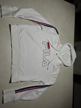 Sudadera Fila Crop Top Talla XL
