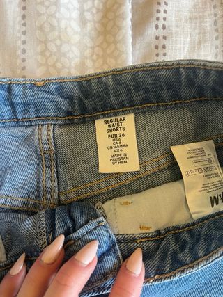 Pantaloncini jeans H&M blu